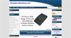 Desktop Screenshot of dictation-machines.com